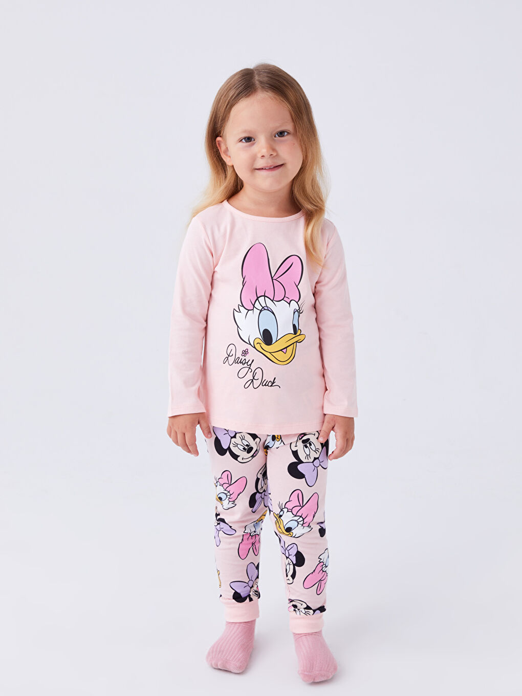LCW baby Daisy Duck Printed Baby Girl Pajamas Set -W31733Z1-FWH