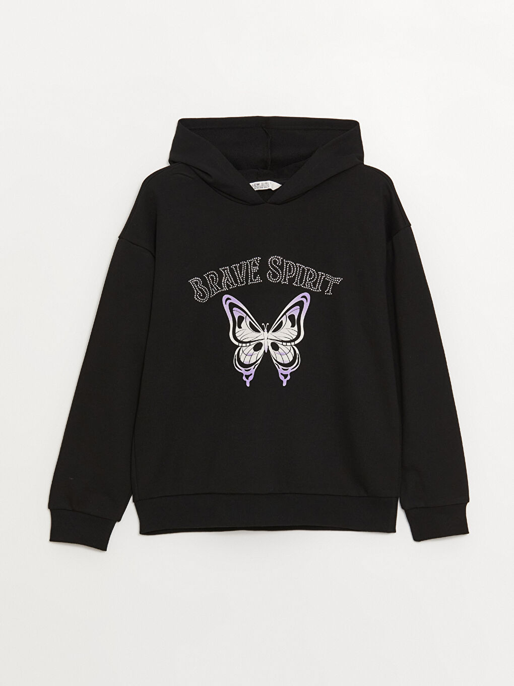 Printed Long Sleeve Girls' Hoodie and Leggings-1