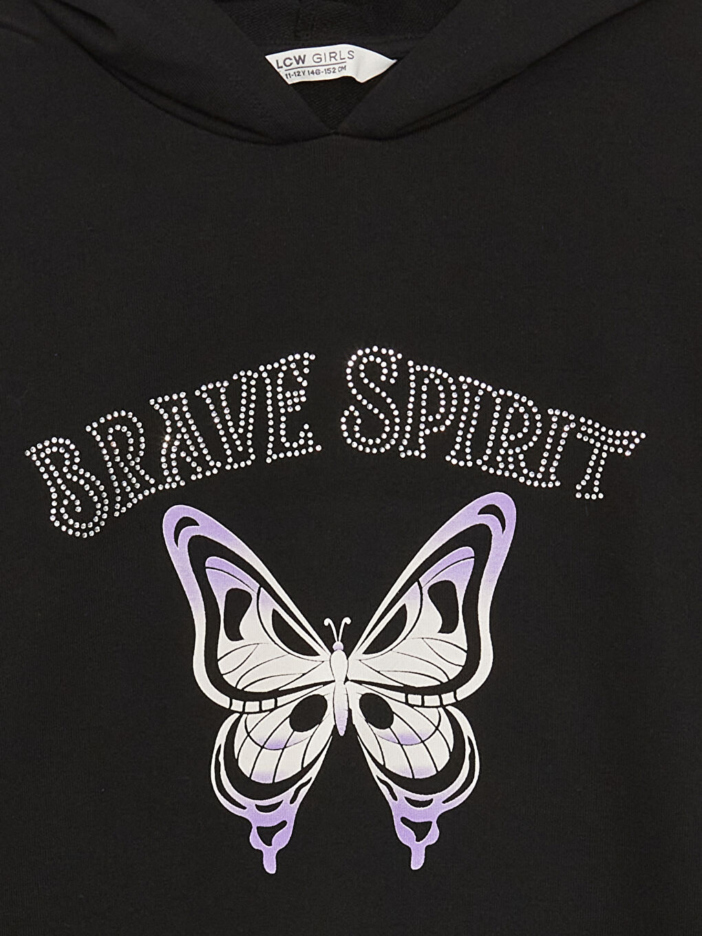 Printed Long Sleeve Girls' Hoodie and Leggings-2