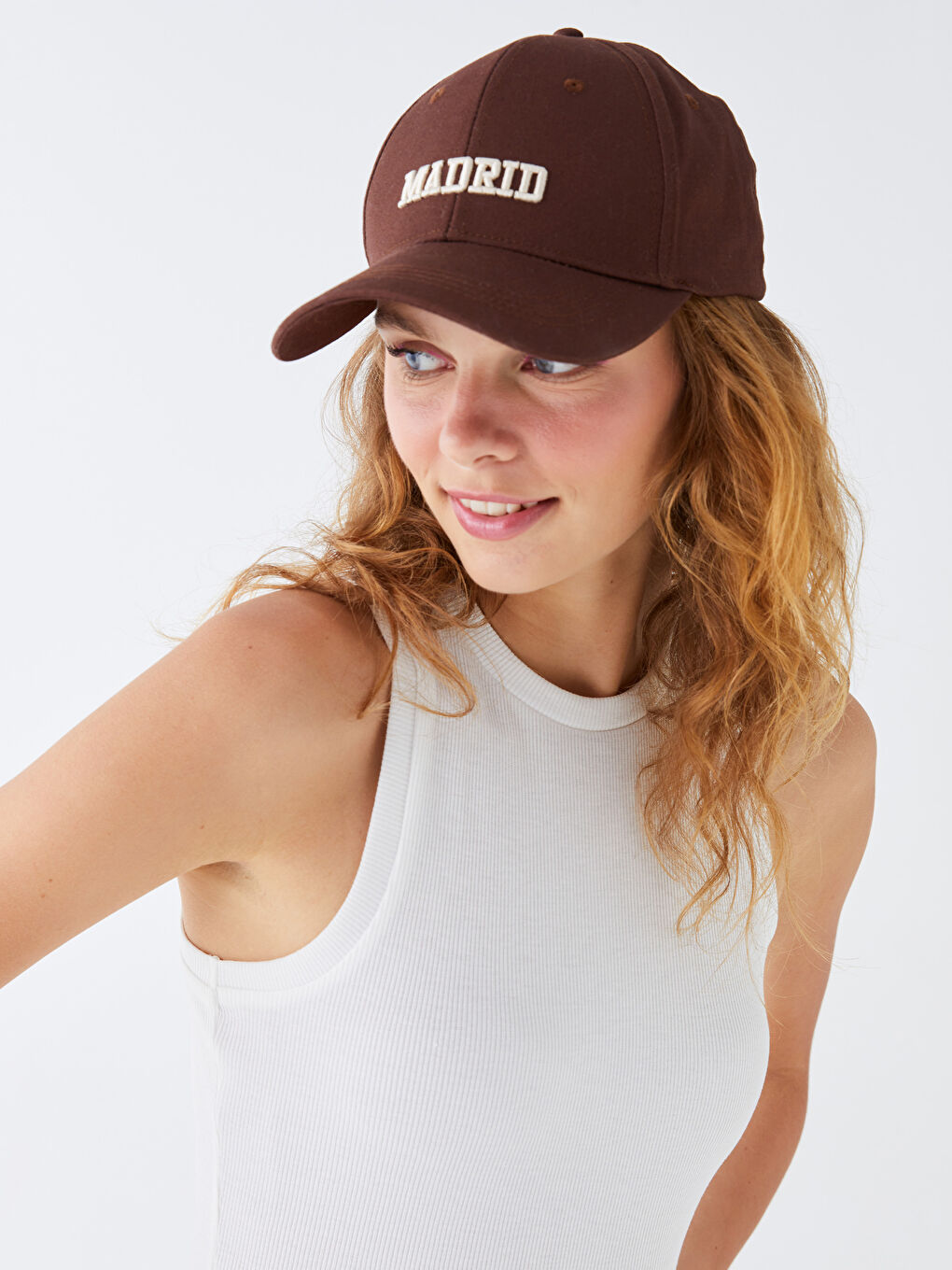 Text Embroidered Women's Baseball Cap