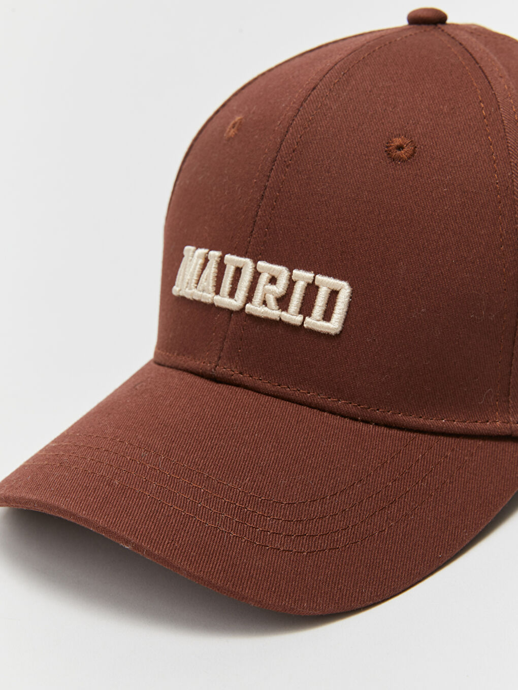 Text Embroidered Women's Baseball Cap-4
