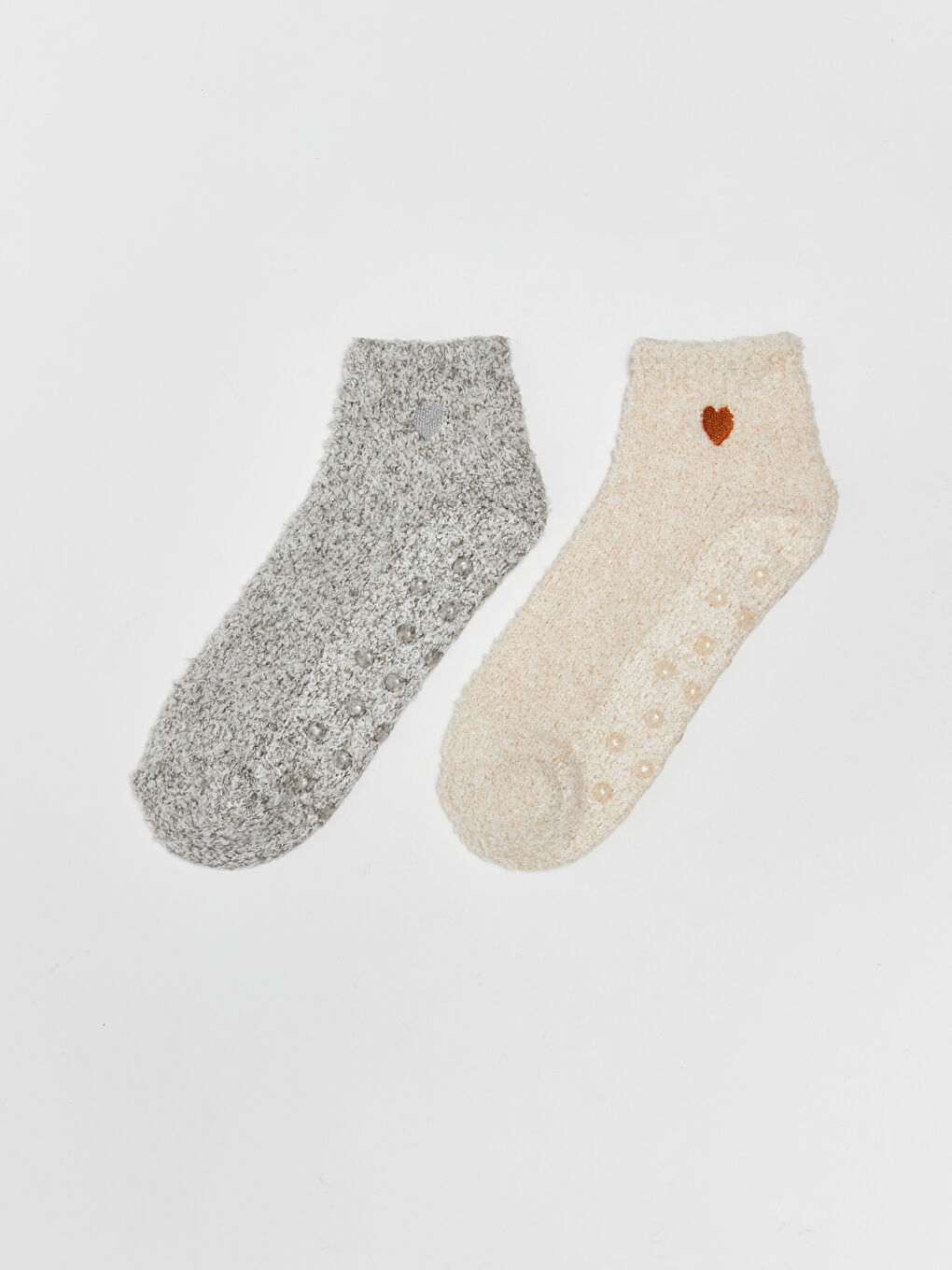 LCW DREAM Embroidered Women's Homewear Socks 2 Pack -W31823Z8-L8Q