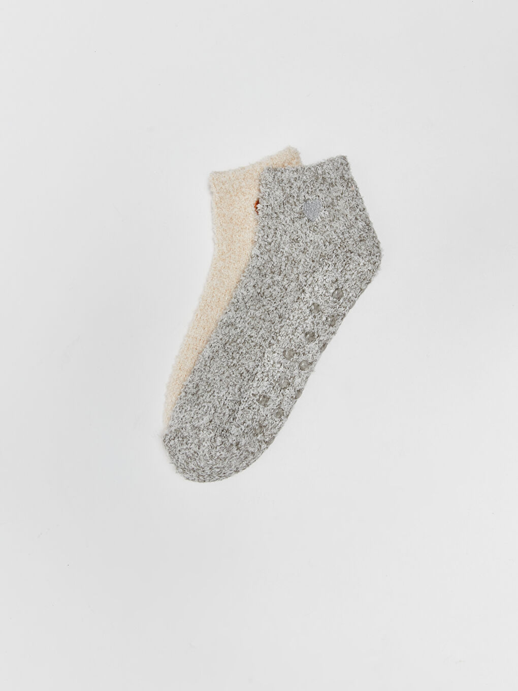 LCW DREAM Embroidered Women's Homewear Socks 2 Pack -W31823Z8-L8Q