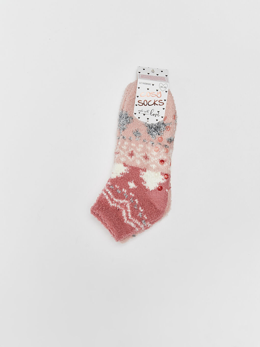 LCW DREAM Patterned Women's Homewear Socks 2 Pack -W31842Z8-H2H