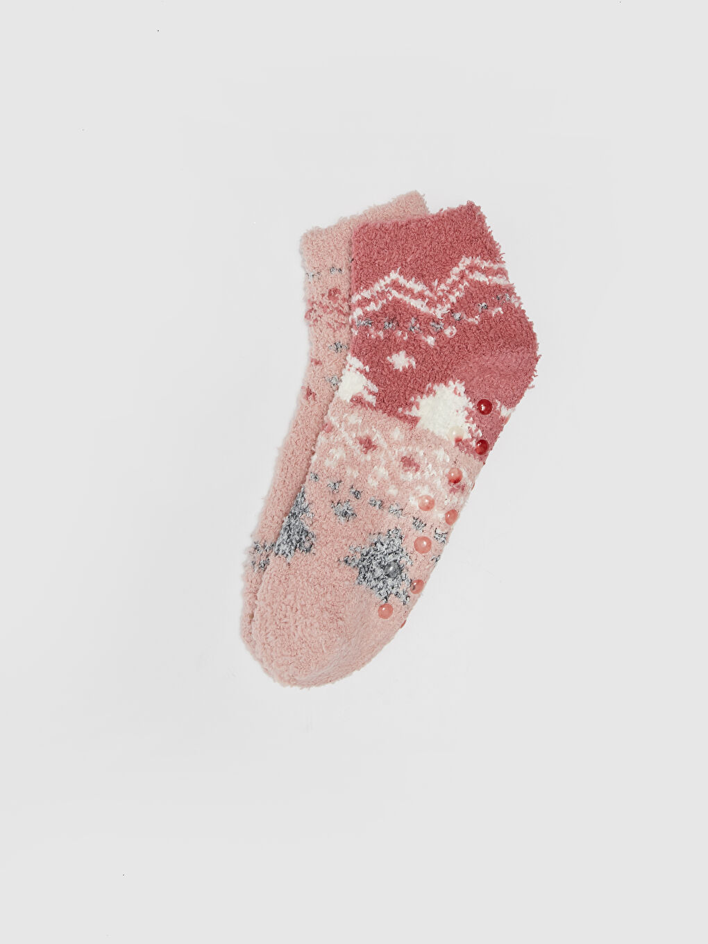 LCW DREAM Patterned Women's Homewear Socks 2 Pack -W31842Z8-H2H