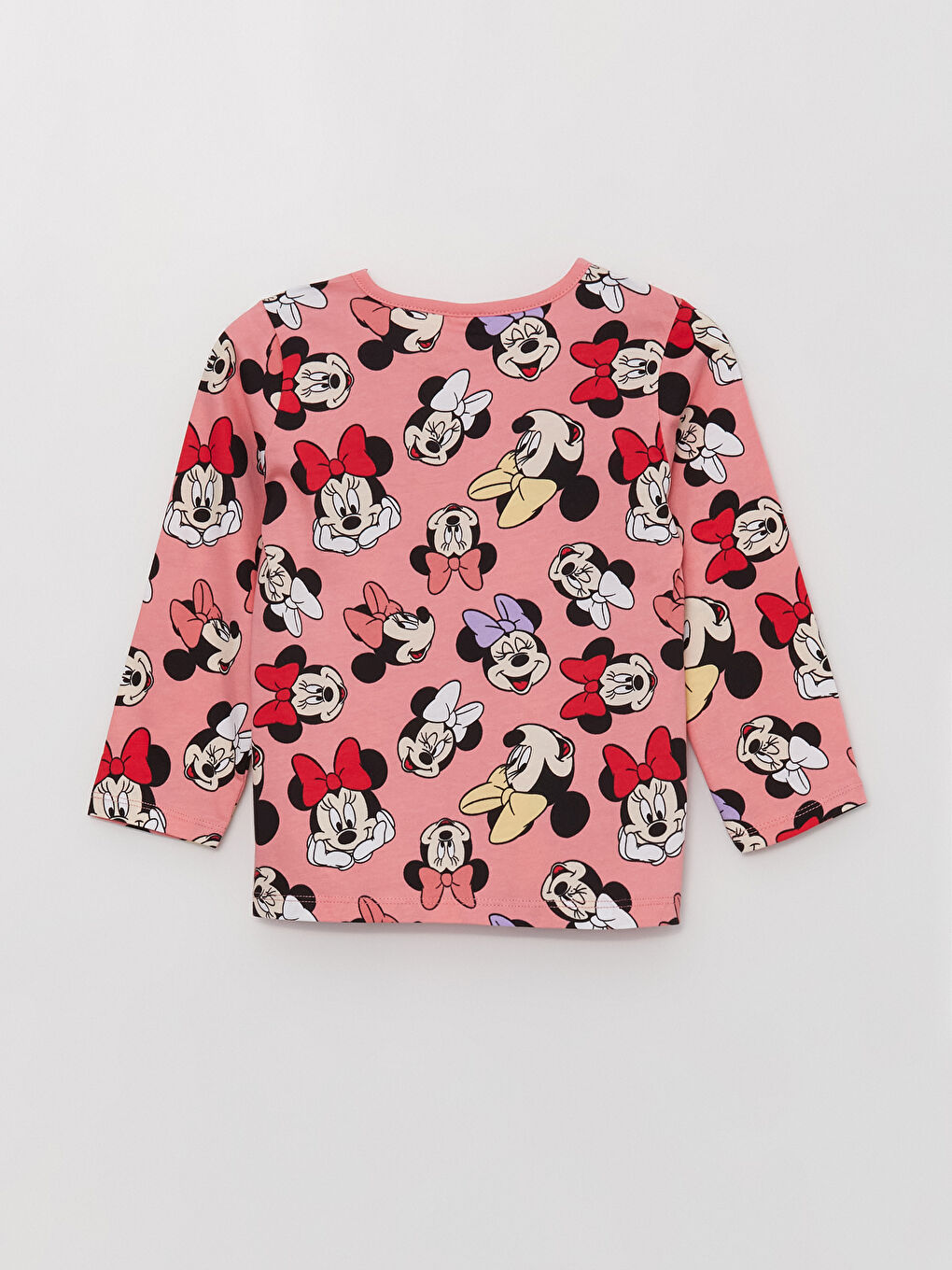 LCW baby Pembe Baskılı Minnie Mouse Baskılı Kız Bebek Pijama Takımı - 2