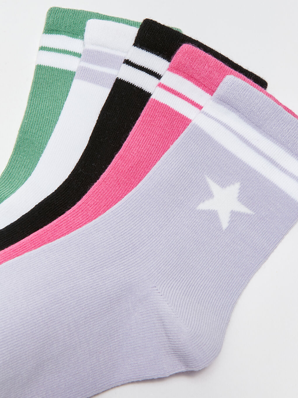 Chaussettes de Cheville à Motifs pour Filles Lot de 5 Pièces-2