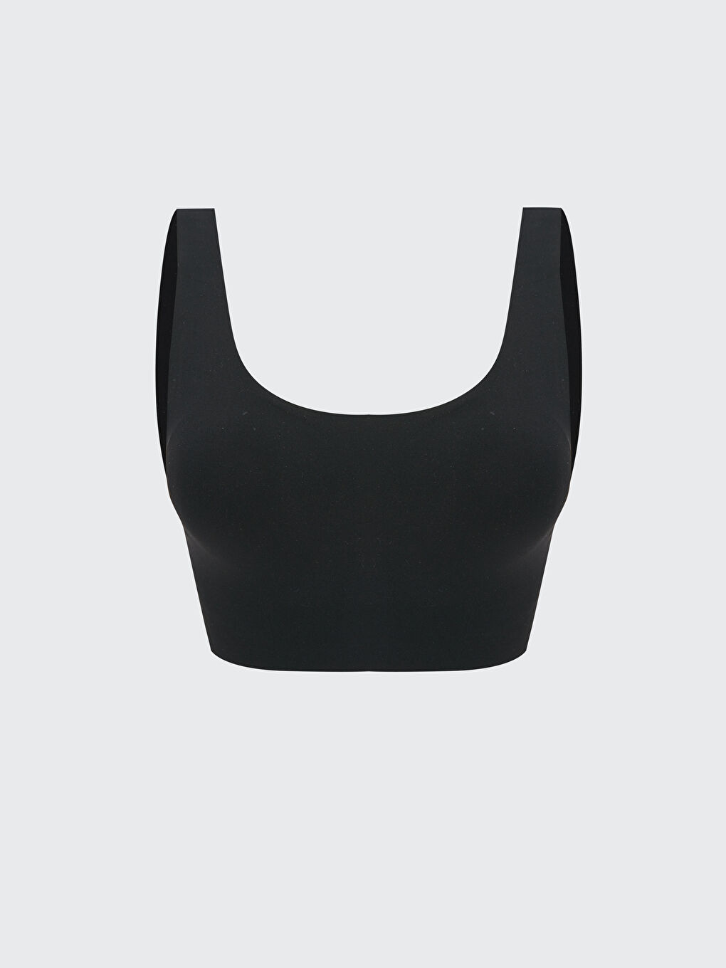Non-Wired Non-Padded Plain Seamless Sports Bra