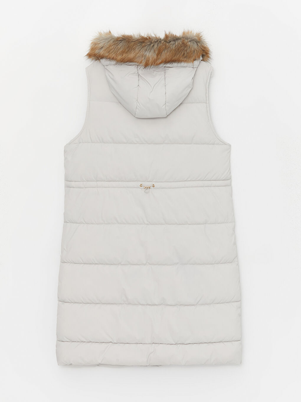 Women's Hooded Plain Puffer Gilet-8