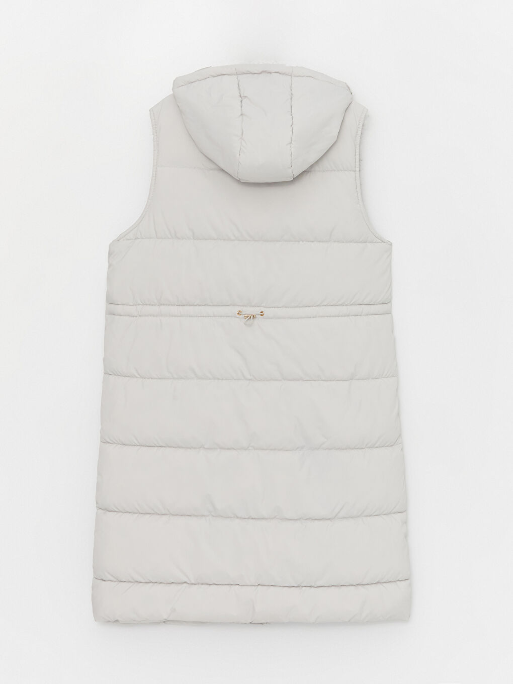 Women's Hooded Plain Puffer Gilet-9