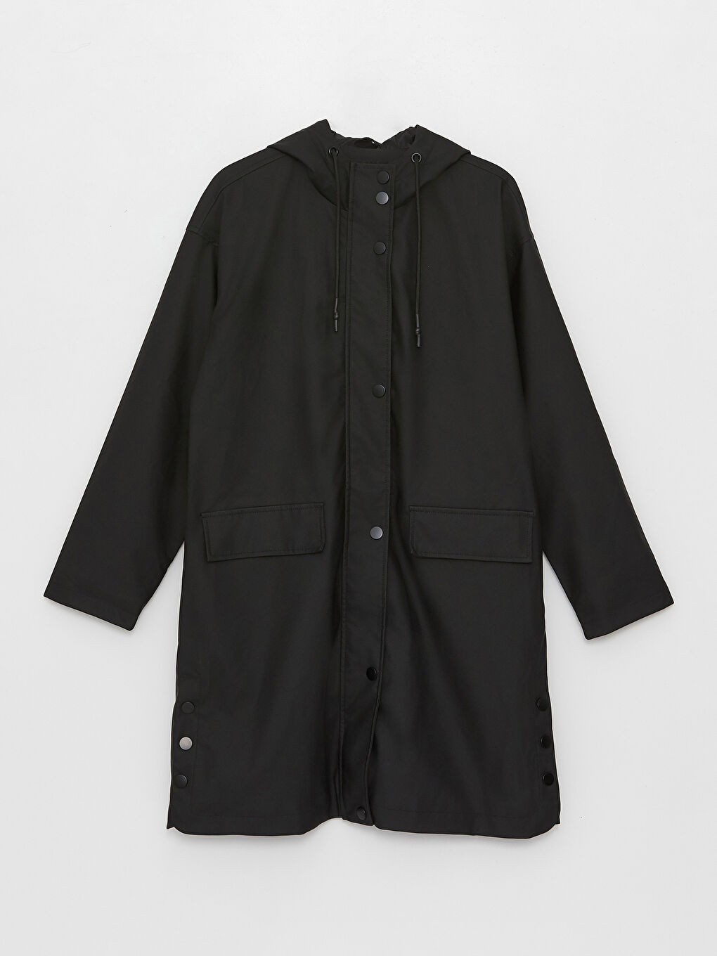 معطف نسائي عادي بقبّ-6