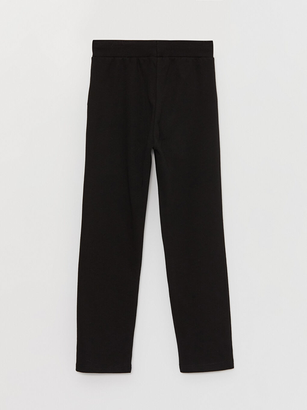 Siyah Beli Lastikli Basic Kız Çocuk Eşofman Altı-1