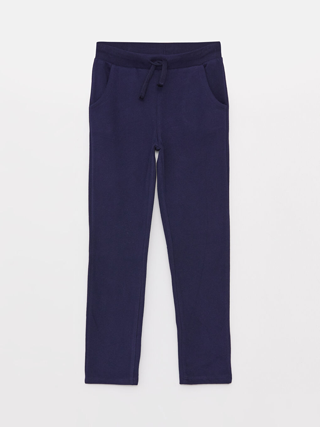 Lacivert Beli Lastikli Basic Kız Çocuk Eşofman Altı