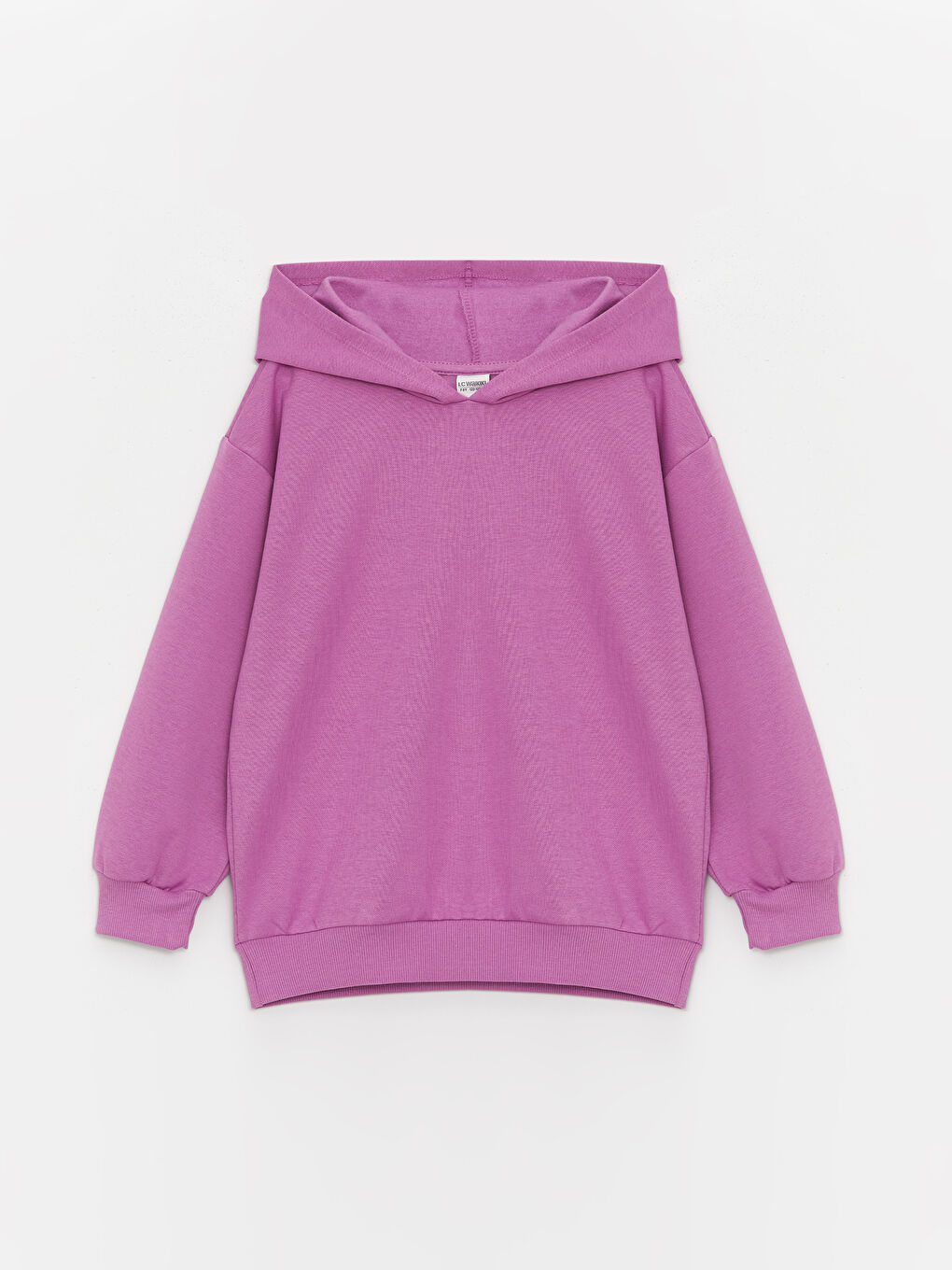 LCW Kids Açık Mor Basic Uzun Kollu Kız Çocuk Hoodie - 2