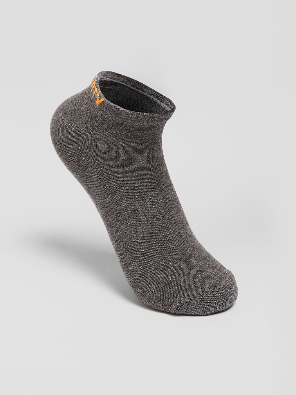 Beyaz Kadın Düz Patik Çorap 5'li-2