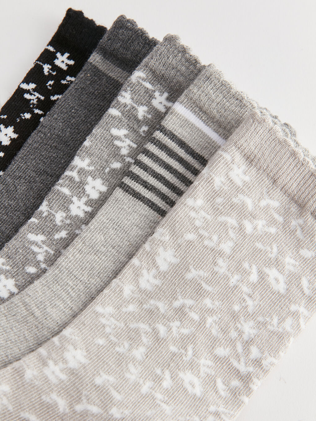 Chaussettes de cheville à motifs pour Femmes Lot de 5 pièces-2