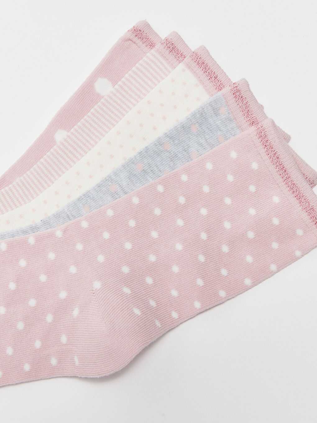 LCW DREAM Patterned Women's Ankle Socks 5 Pack -W31970Z8-J3N