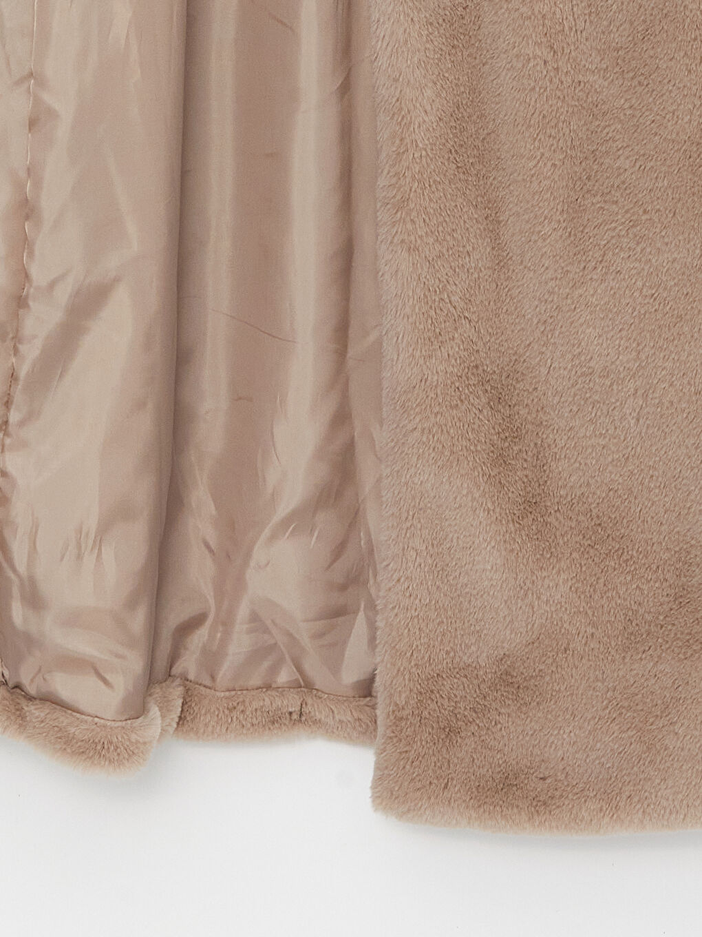 Әйелдерге арналған мойын өрнексіз үлпілдек пальто-7