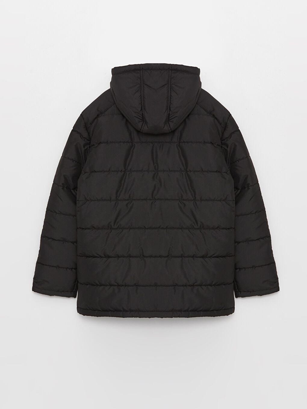 Standard Fit Hooded Men's Coat-7