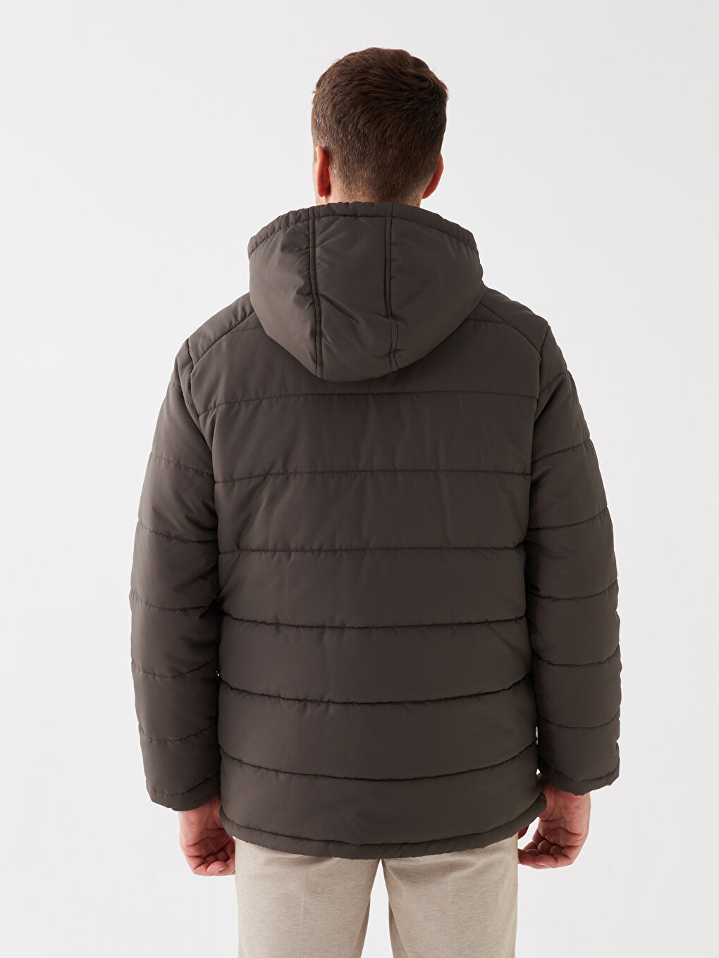 Standard Fit Kapuzenmantel für Herren-6