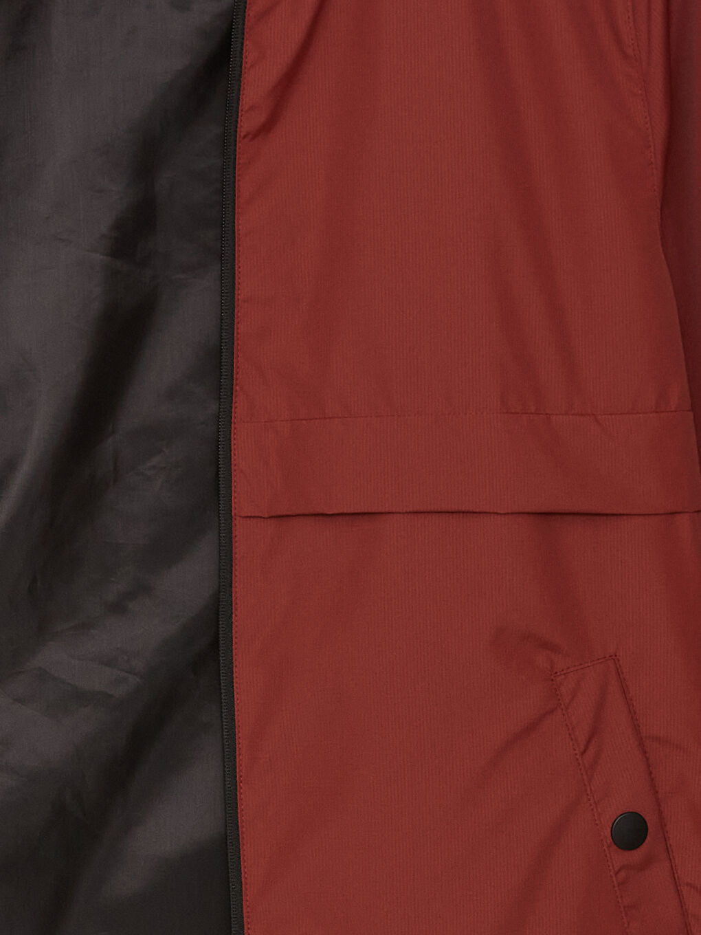 Turuncu Standart Kalıp Kapüşonlu Erkek Yağmurluk-7