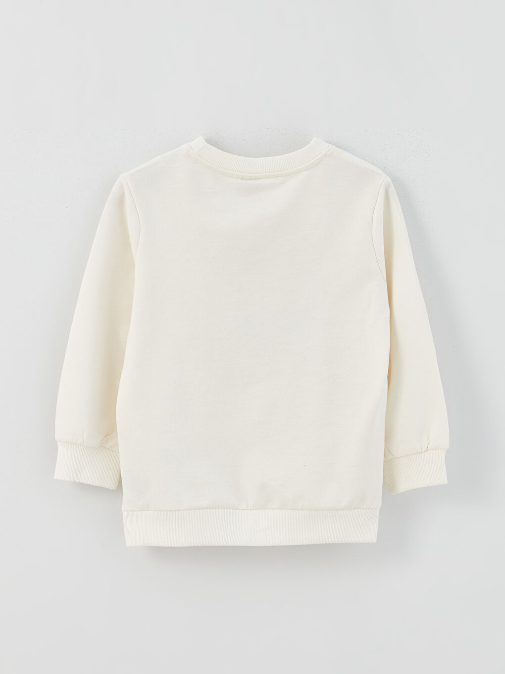 Свитшот с круглым вырезом, с принтом, с длинным рукавом, для девочек-1