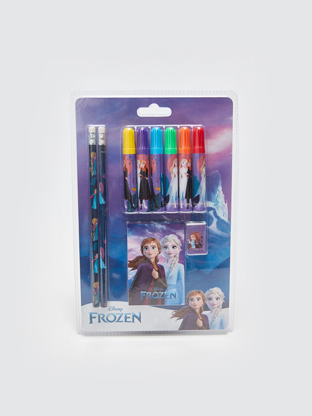 Ensemble de papeterie imprimé pour filles Frozen