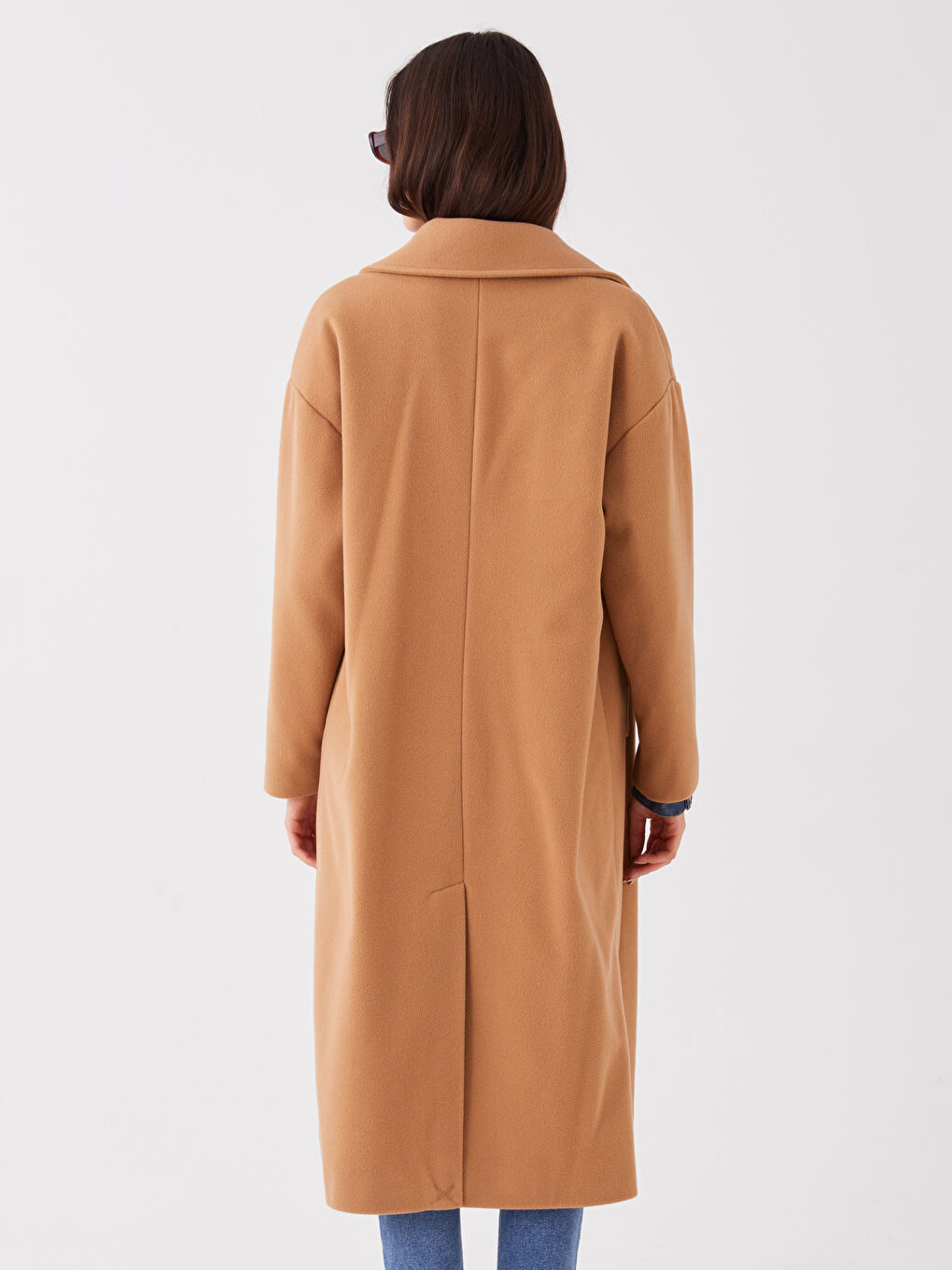 LCW Vision Jackenkragen Gerade Langarm Oversize Damen Cachet-Mantel -W32167Z8-VAH