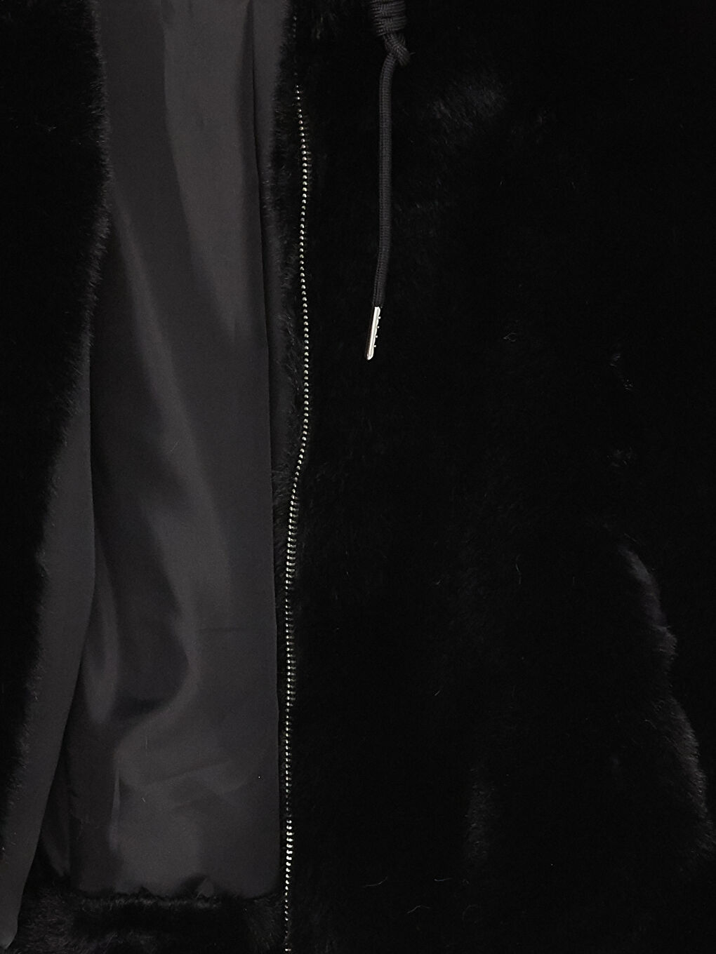 Hooded Regular Long Sleeve Women's Plush Coat-8