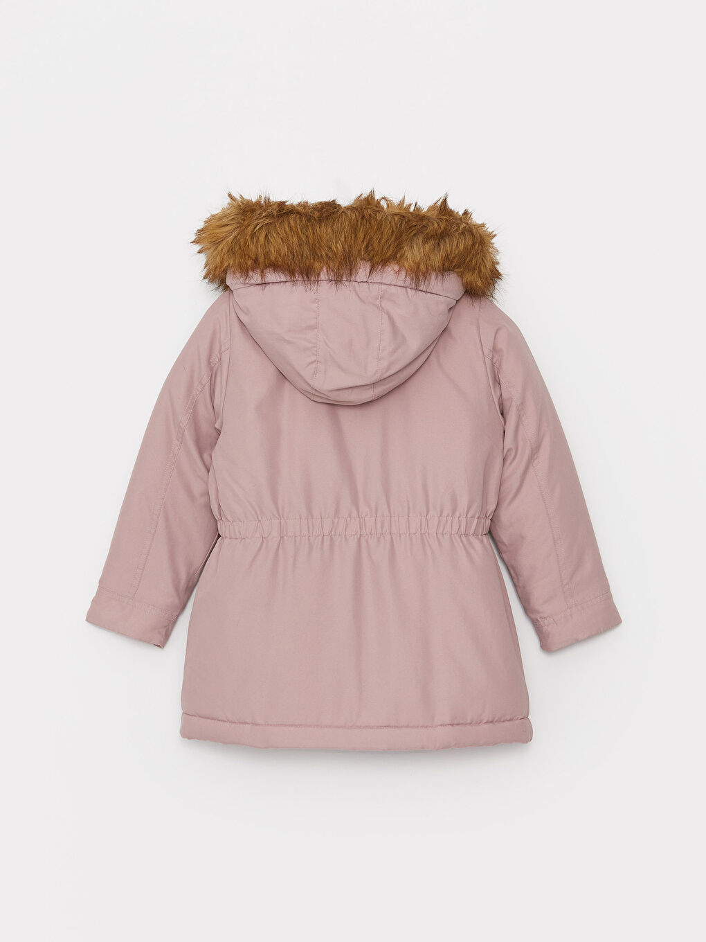 Основно Палто за Момиче с Качулка-1