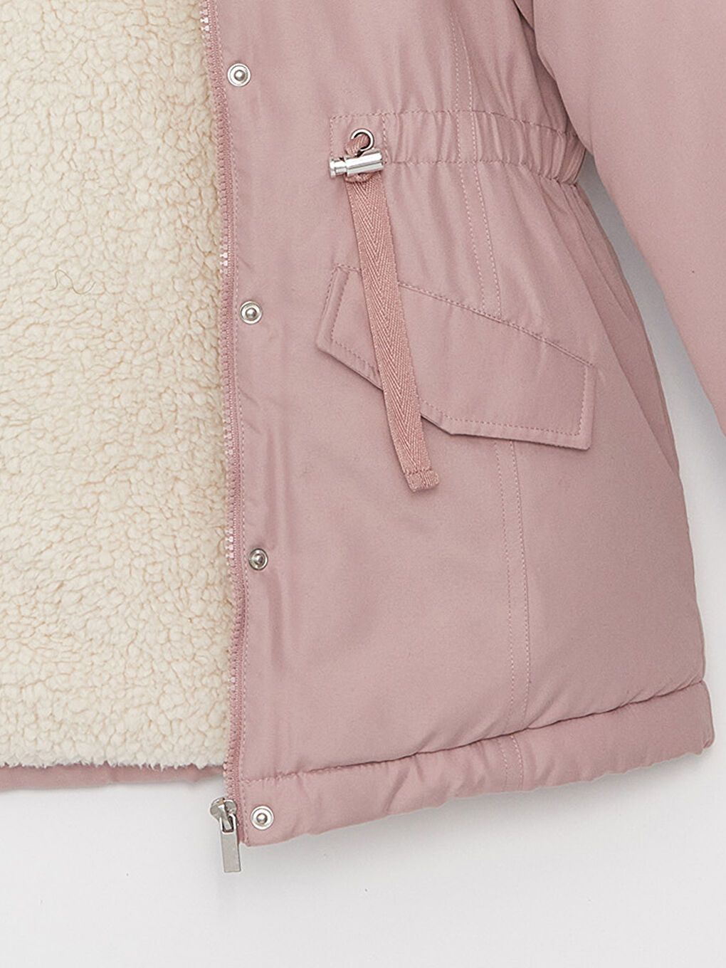 Основно Палто за Момиче с Качулка-2