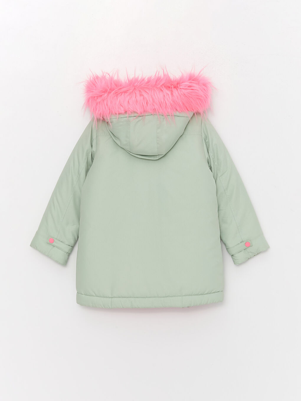 Палто с качулка за момичета-1