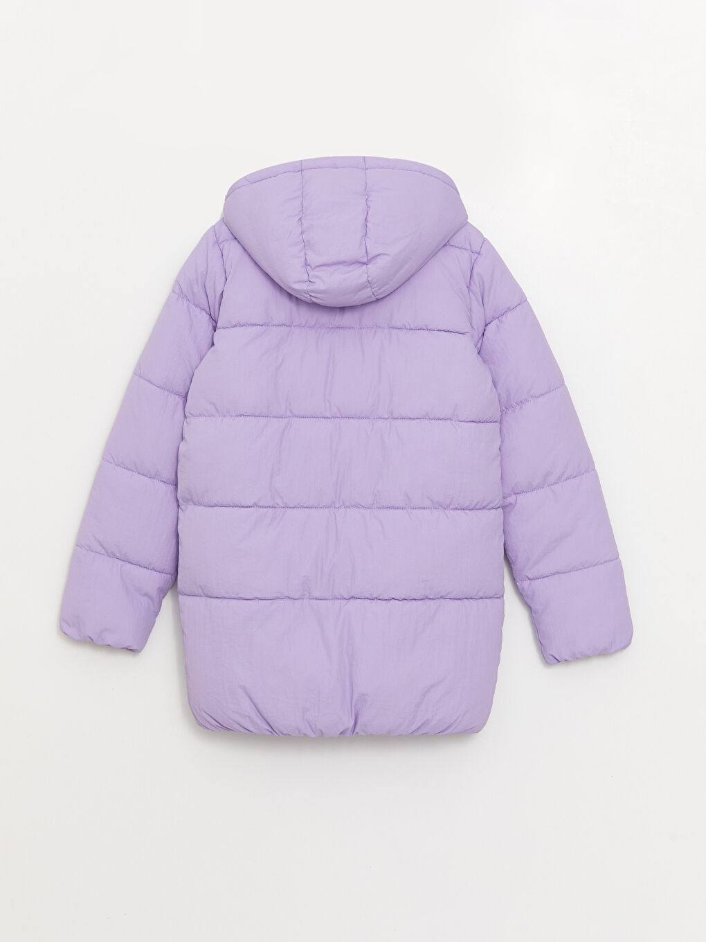 Geacă Matlasată cu Glugă pentru Fete-1