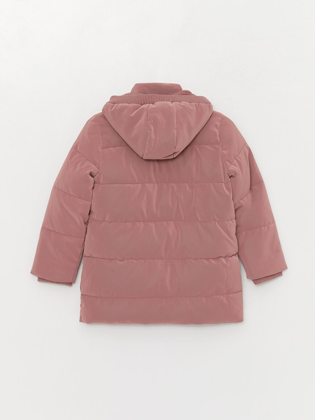 LCW Kids Hooded Basic Girl Coat -W32218Z4-SYT