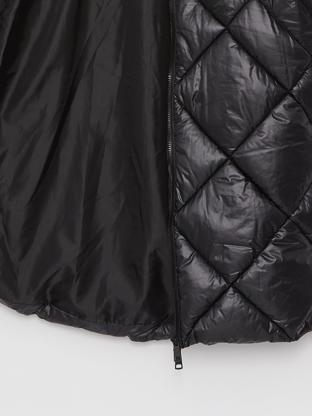 Hooded Quilted Women's Puffer Coat-7