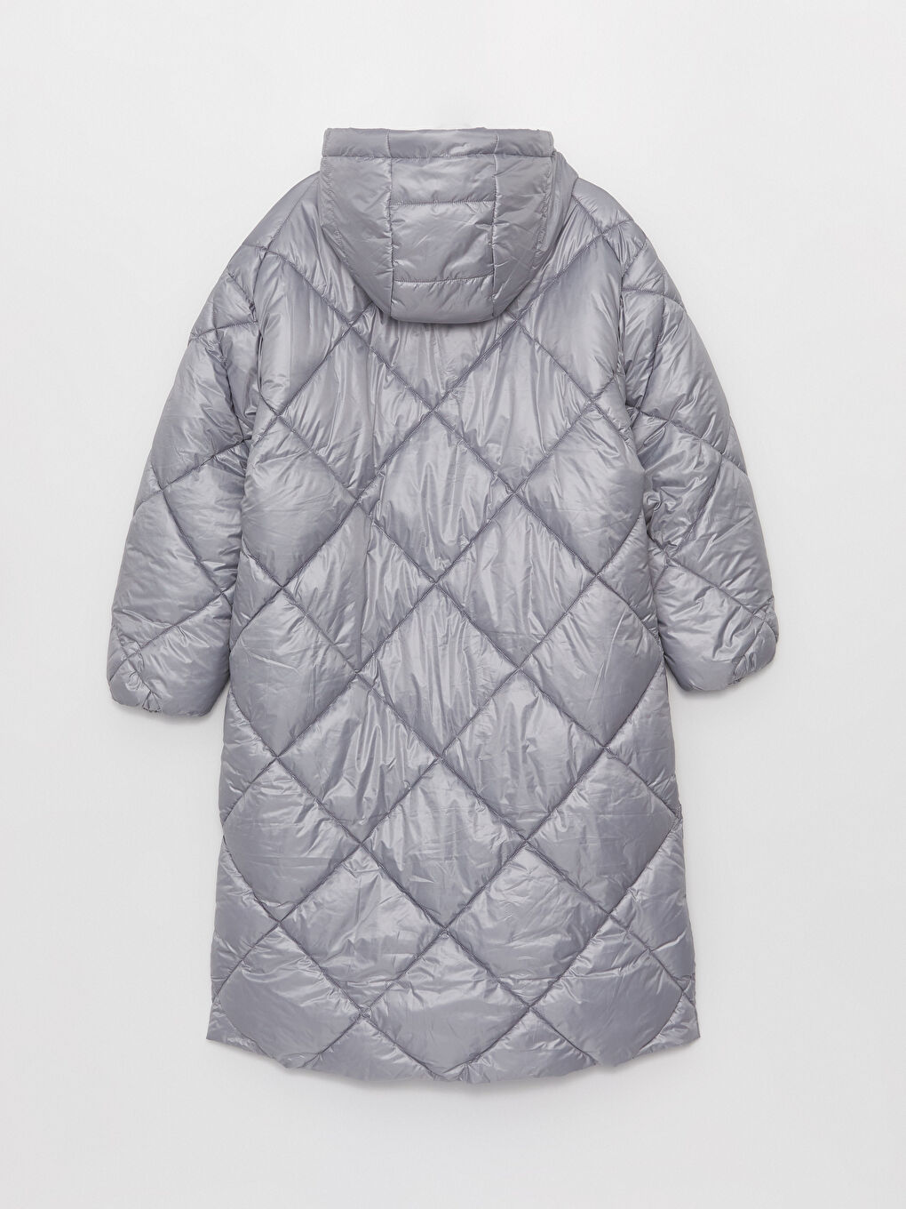 Hooded Quilted Women's Puffer Coat-8