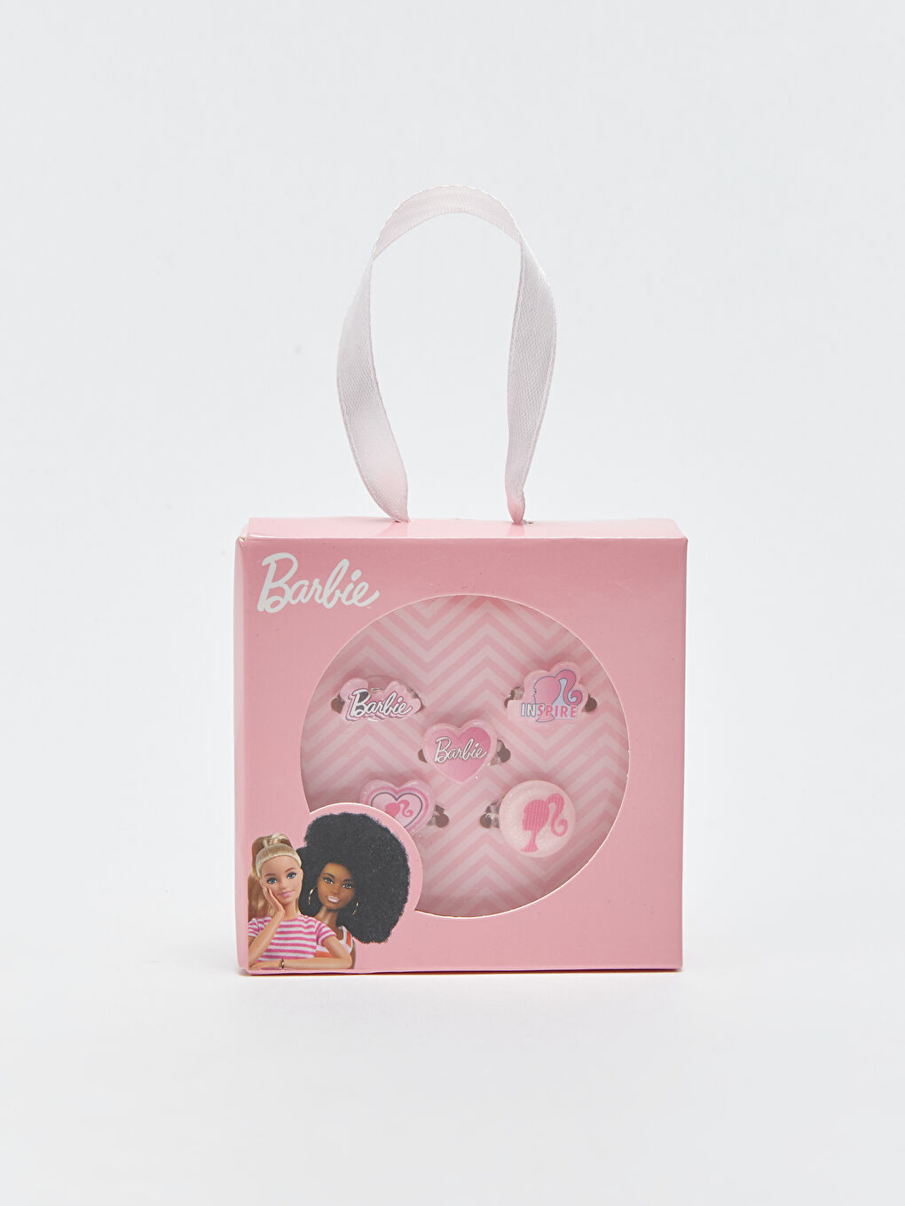 Karışık Barbie Lisanslı Kız Çocuk Yüzük Seti 5'li