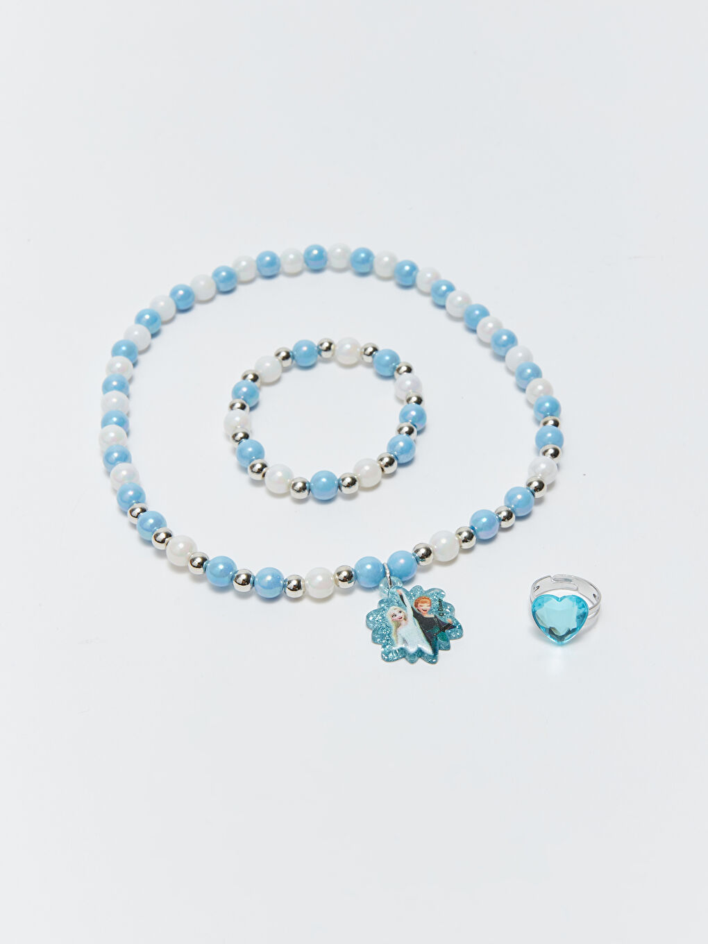 LCW ACCESSORIES Frozen Licensed Girl's Jewelry Set of 3 -W32286Z4-M0T