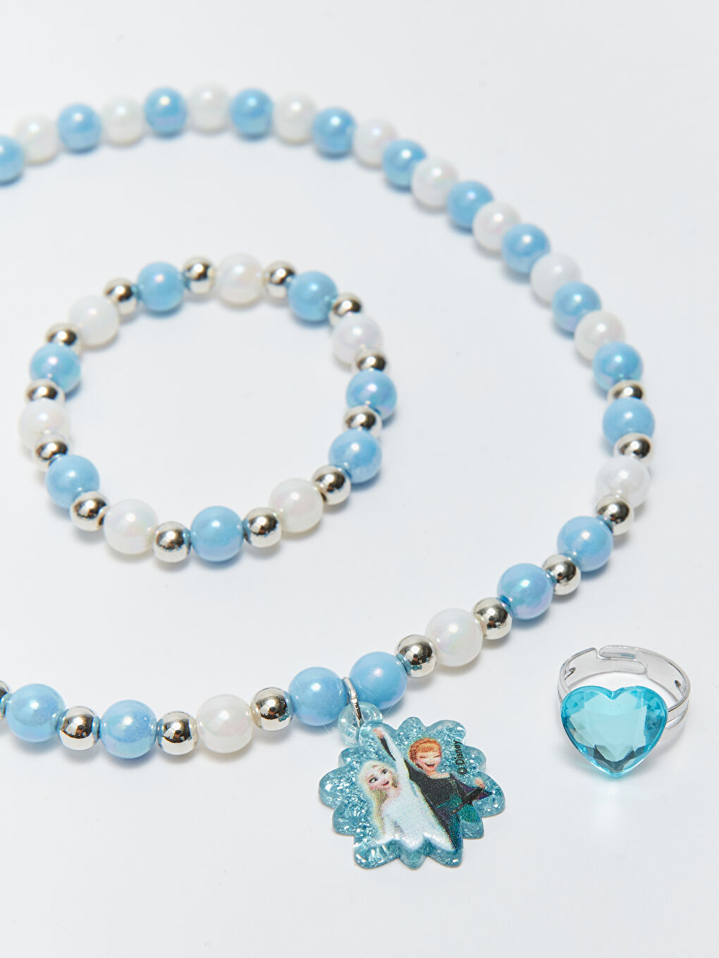 LCW ACCESSORIES Frozen Licensed Girl's Jewelry Set of 3 -W32286Z4-M0T
