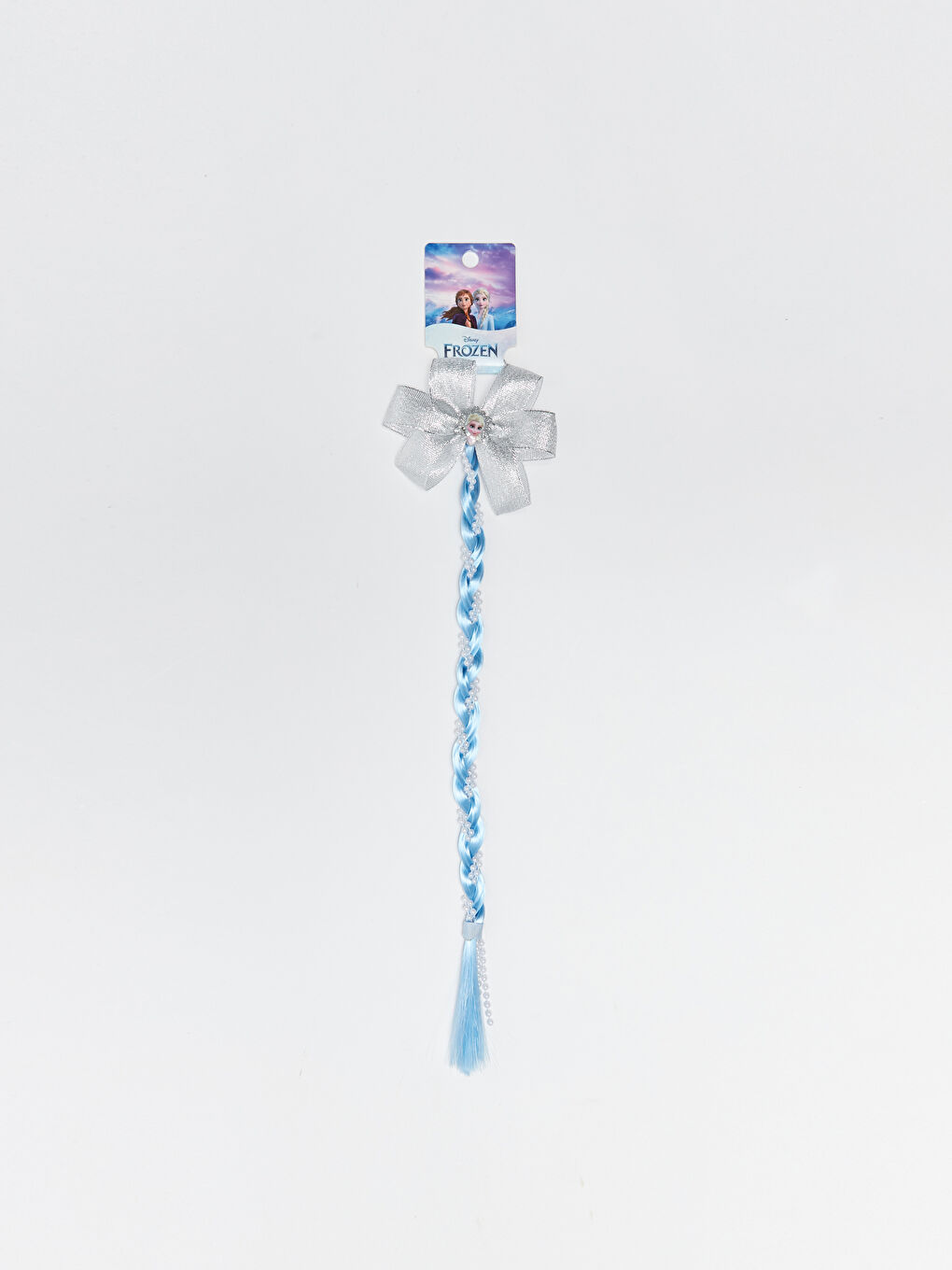 Frozen Printed Braided Hair Detail Girl's Hairpin