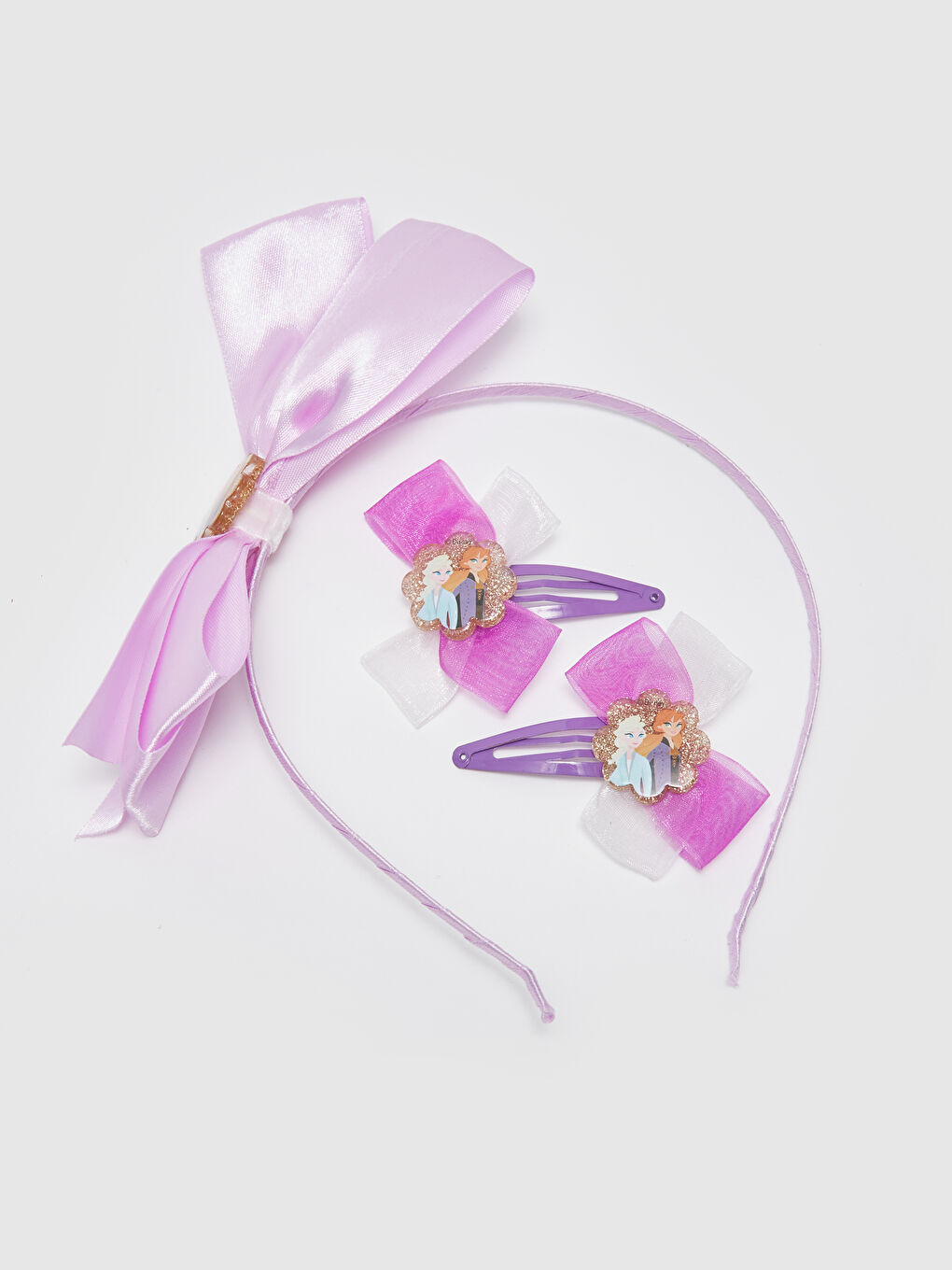 Холодное сердце С принтом Корона и Заколка для девочек-1