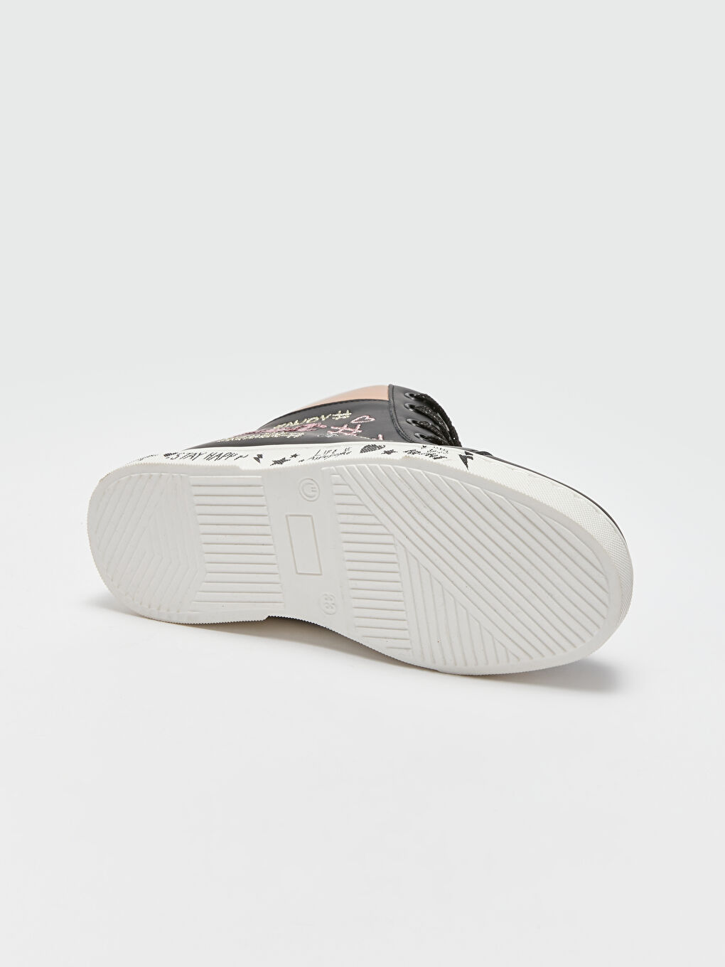 Încălțăminte Sport Sport cu Șireturi și Broderie cu Litere pentru Fete-3