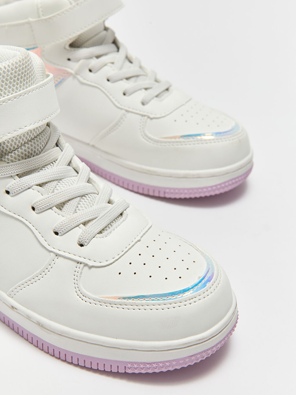 Шнурки и застёжки-липучки на щиколотке Спортивные туфли для девочек-2