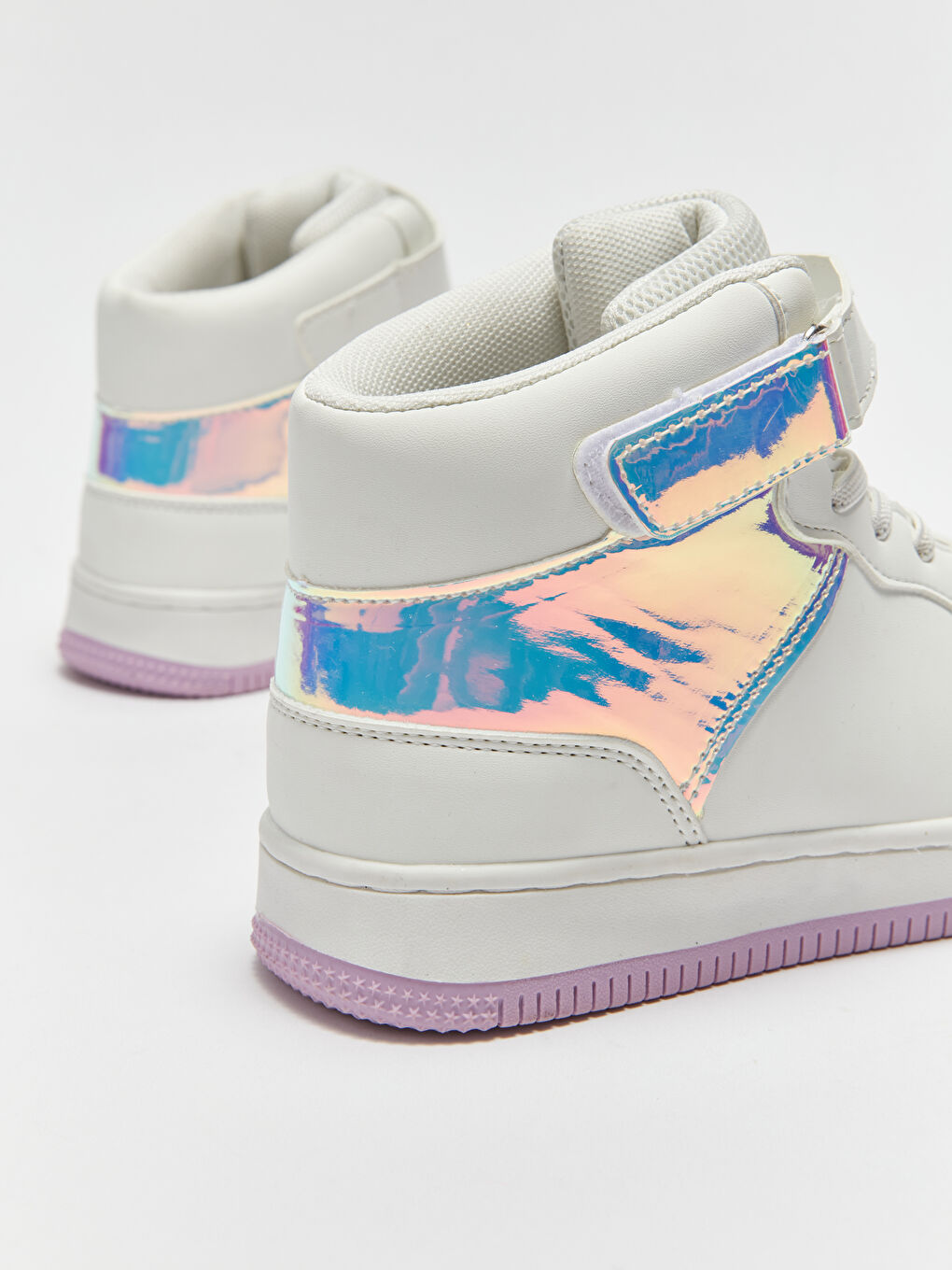 Шнурки и застёжки-липучки на щиколотке Спортивные туфли для девочек-4