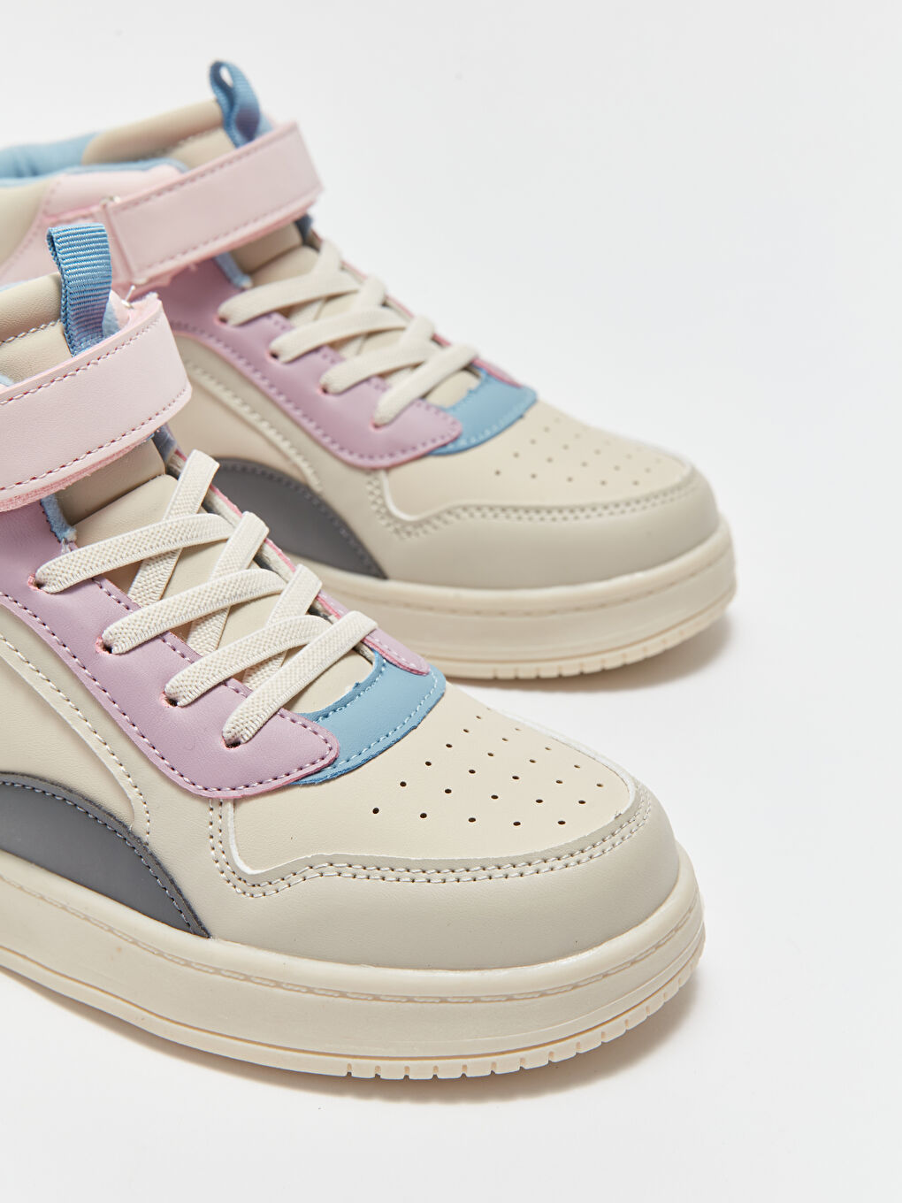 Шнурки и застёжки-липучки на щиколотке Спортивные туфли для девочек-2