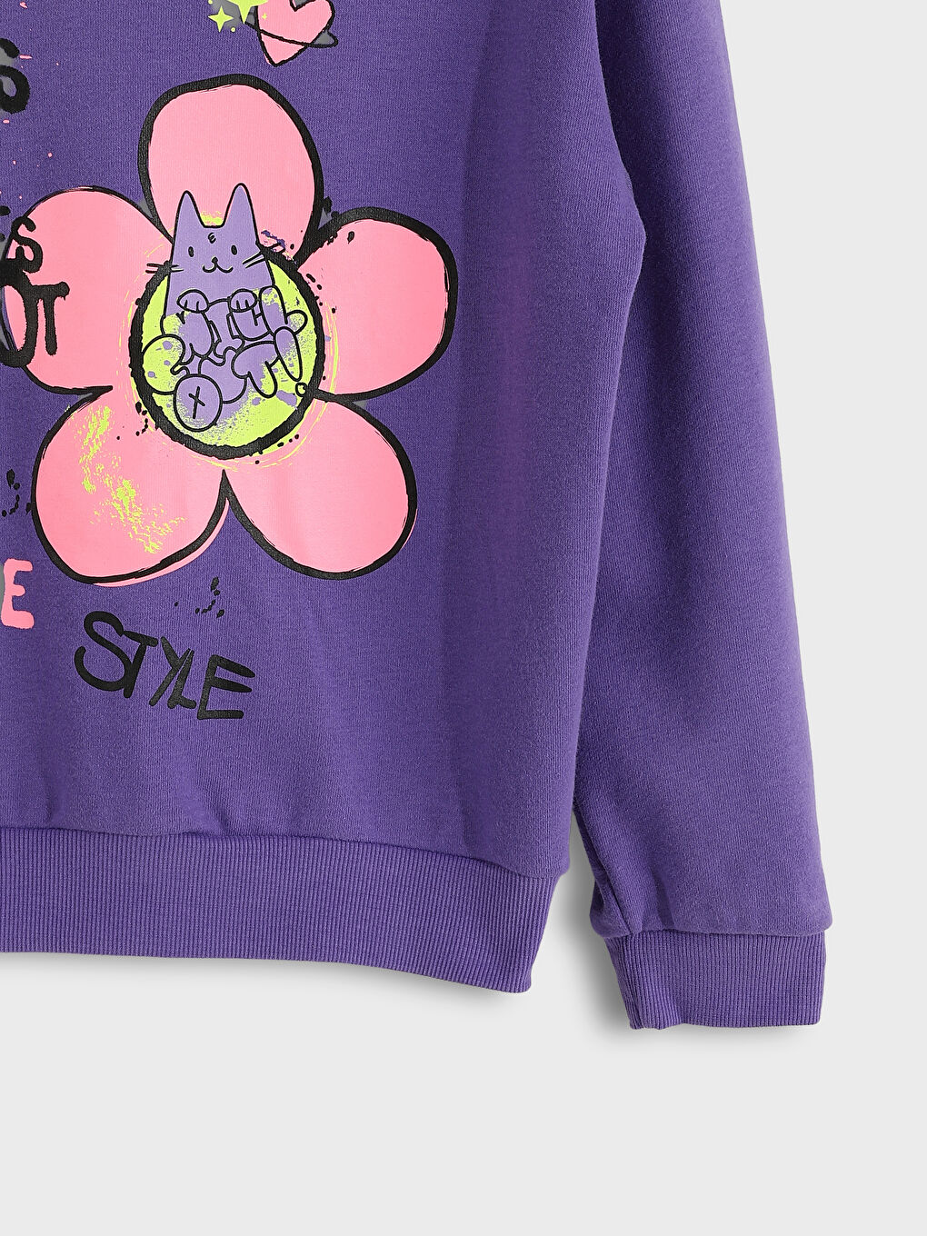 سويت شيرت للبنات بكابوش-2