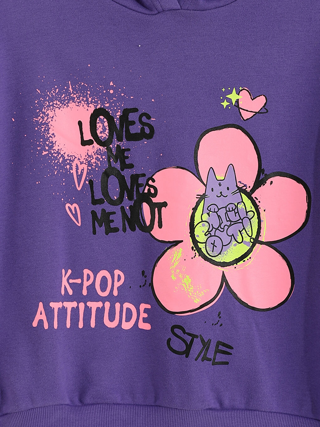 سويت شيرت للبنات بكابوش-3