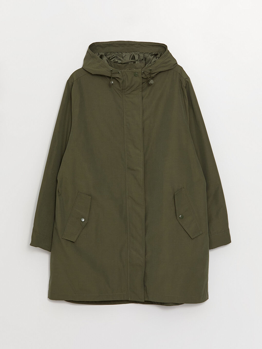 LCW Grace Damen Kapuzenmantel in Schlichtem Design -W32342Z8-GUW