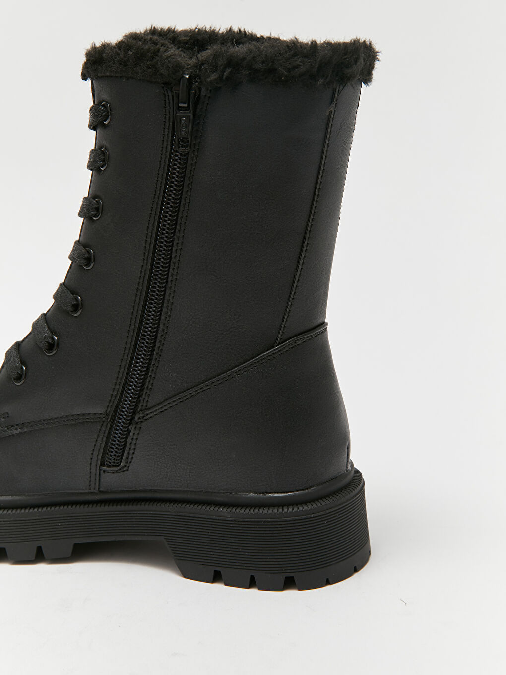 LCW STEPS Leather Look Lace-Up Girl's Boot -W32343Z4-HUC