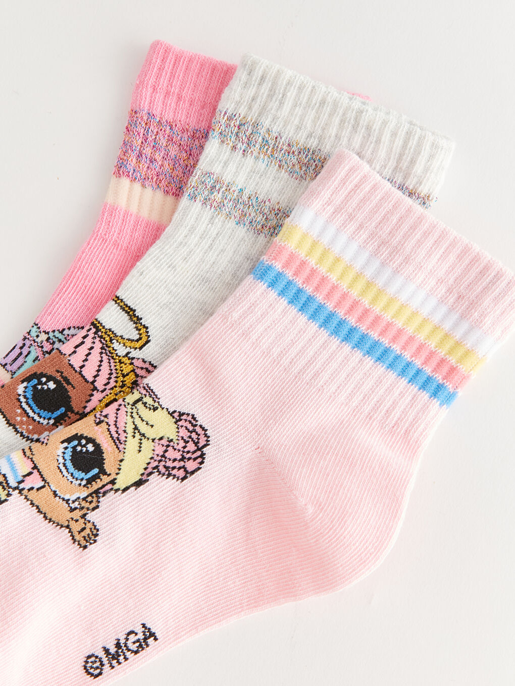 LOL Surprise OMG Lizenzierte Mädchen Socken 3 Stück-4